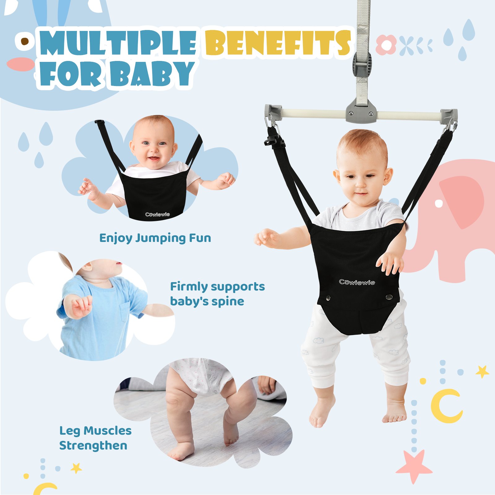 Baby harness jumper online