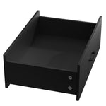 47.3" 6 Drawers Dresser for Bedroom, Living Room & Hallway, Chest of Dressers with Steel Wood Frame, Black